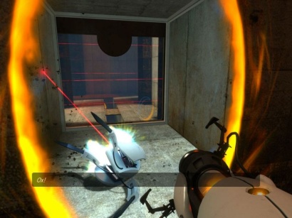Говорящие турели, как и в Half-Life 2, побеждаются путем заваливания набок.